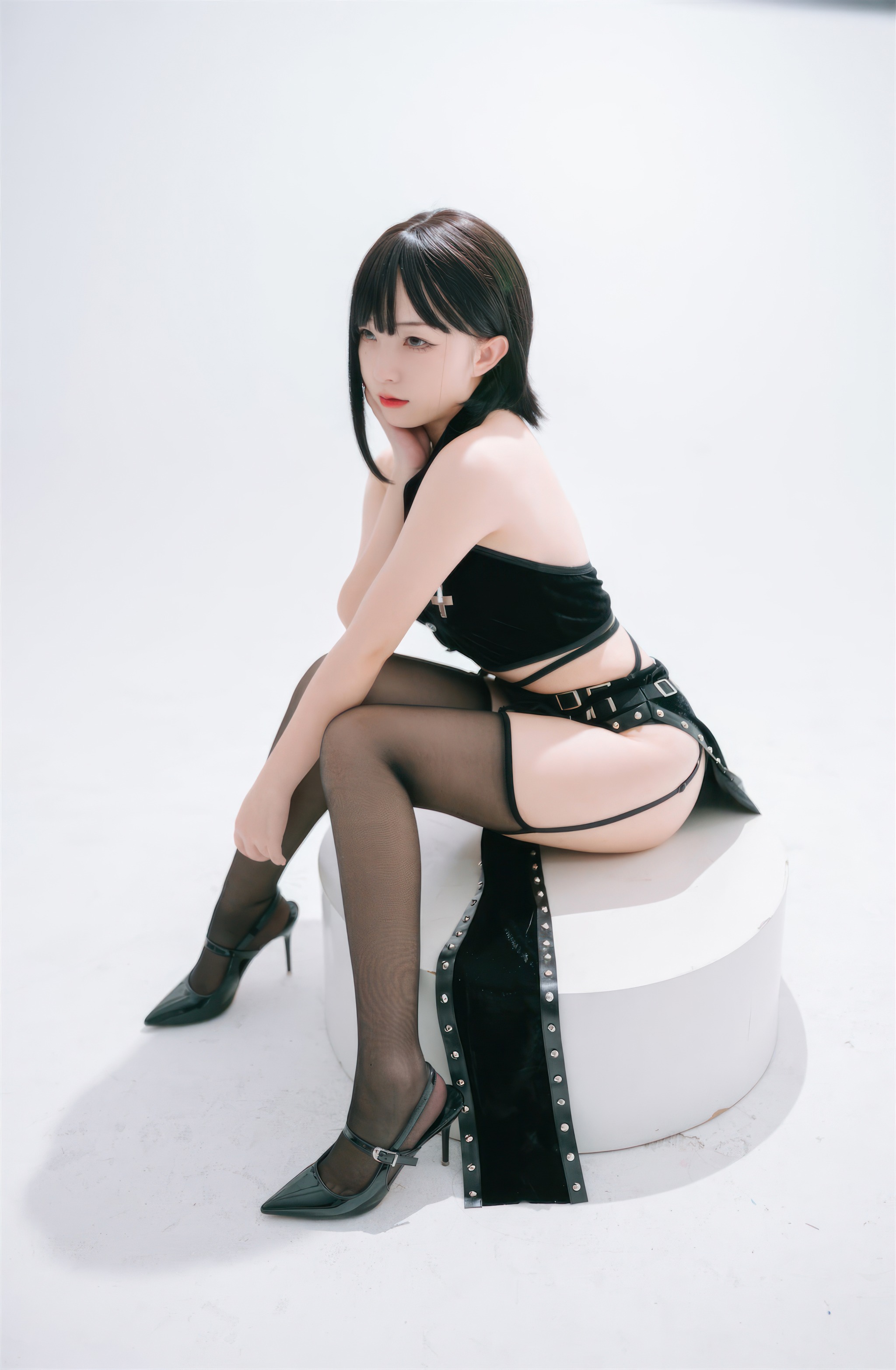 花铃 - NO.039 吊带袜修女[71P]-XikXak